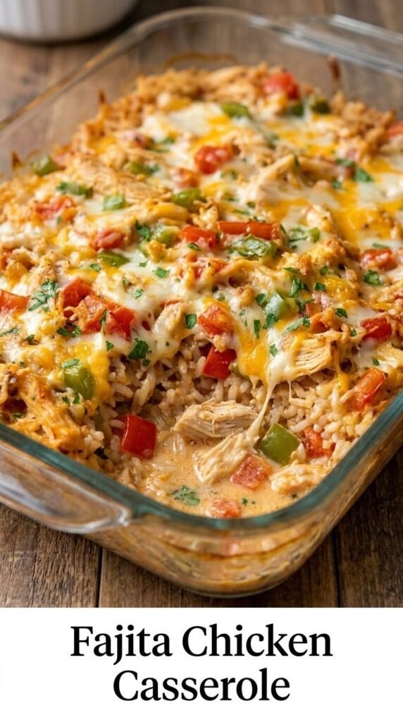Fajita Chicken Casserole