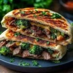 Grilled Beef Broccoli Wraps
