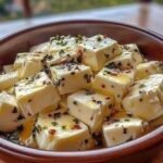 Herbed & Spiced Marinated Cheese Cubes