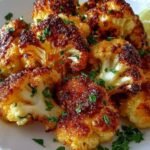 Crispy Honey-Garlic Roasted Cauliflower