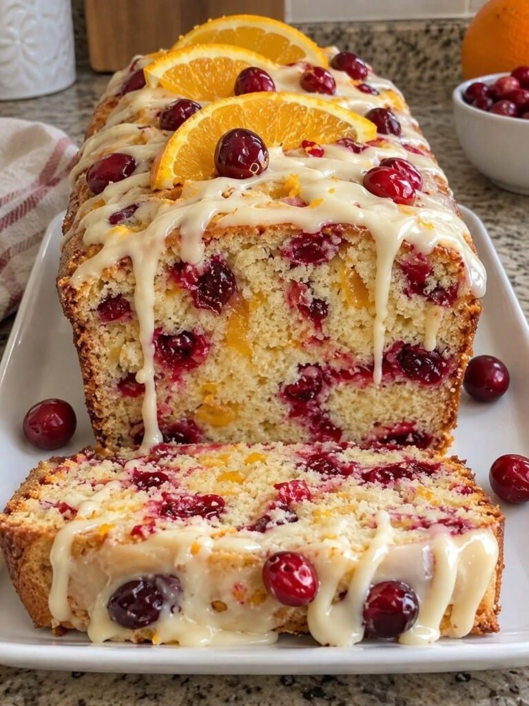 Cranberry Orange Loaf Cake
