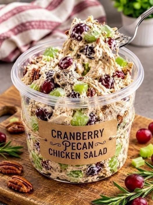 Cranberry Pecan Chicken Salad