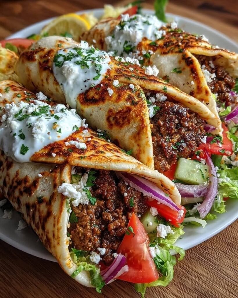 Greek-Style Beef Gyros