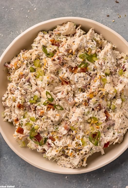 Creamy Bacon Ranch Chicken Salad