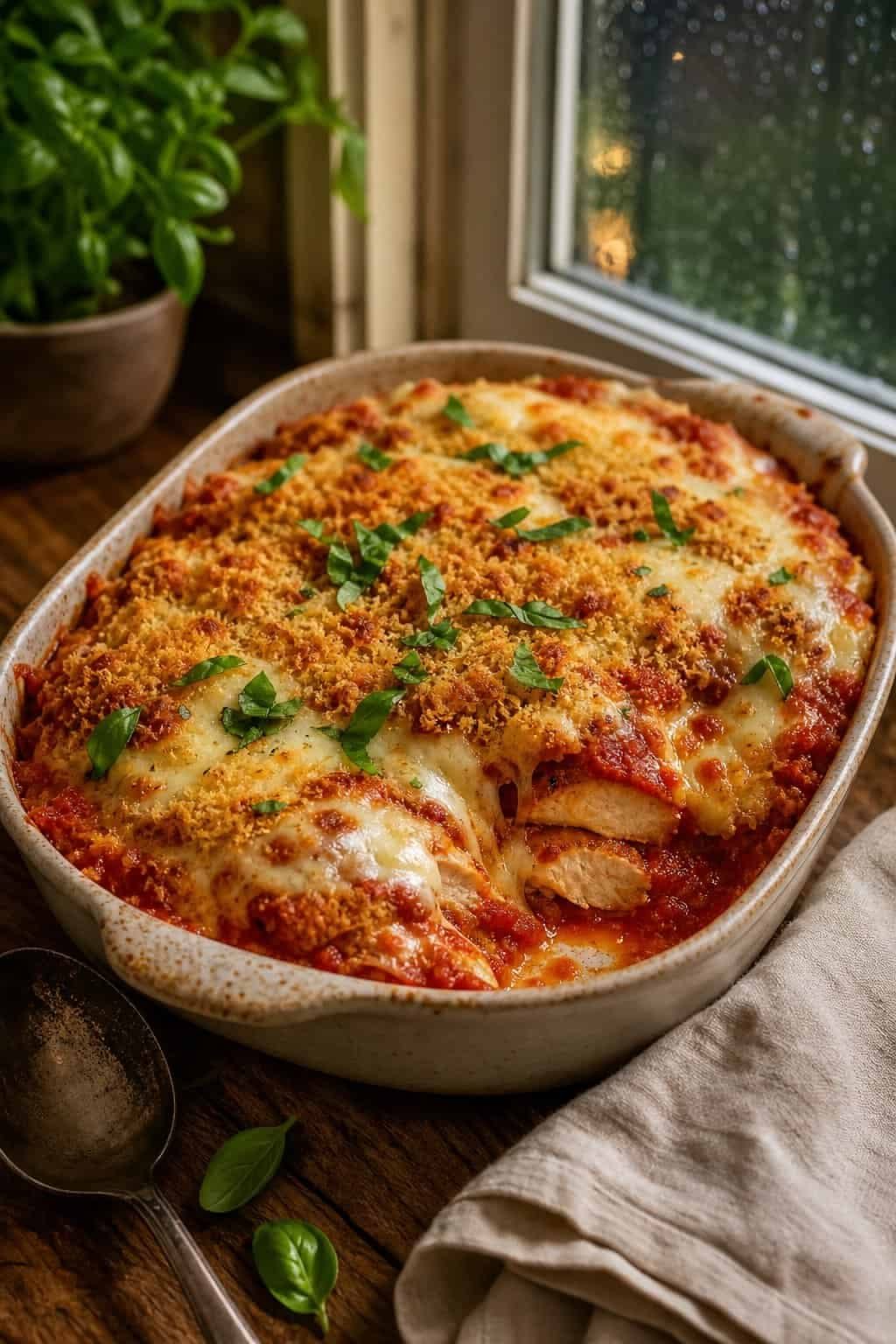 Cheesy Chicken and Rice Casserole