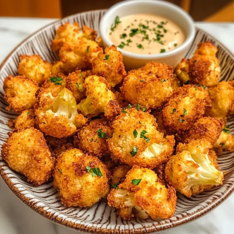 Crispy Roasted Cauliflower Bites