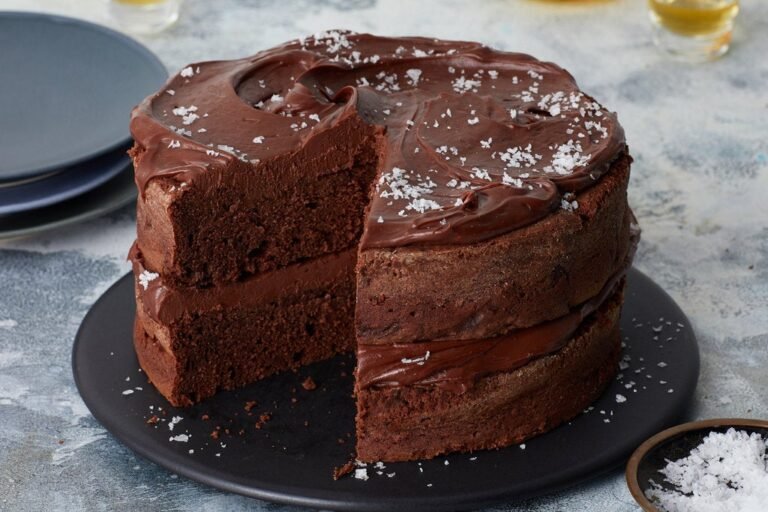 Salted Dark Chocolate Ganache